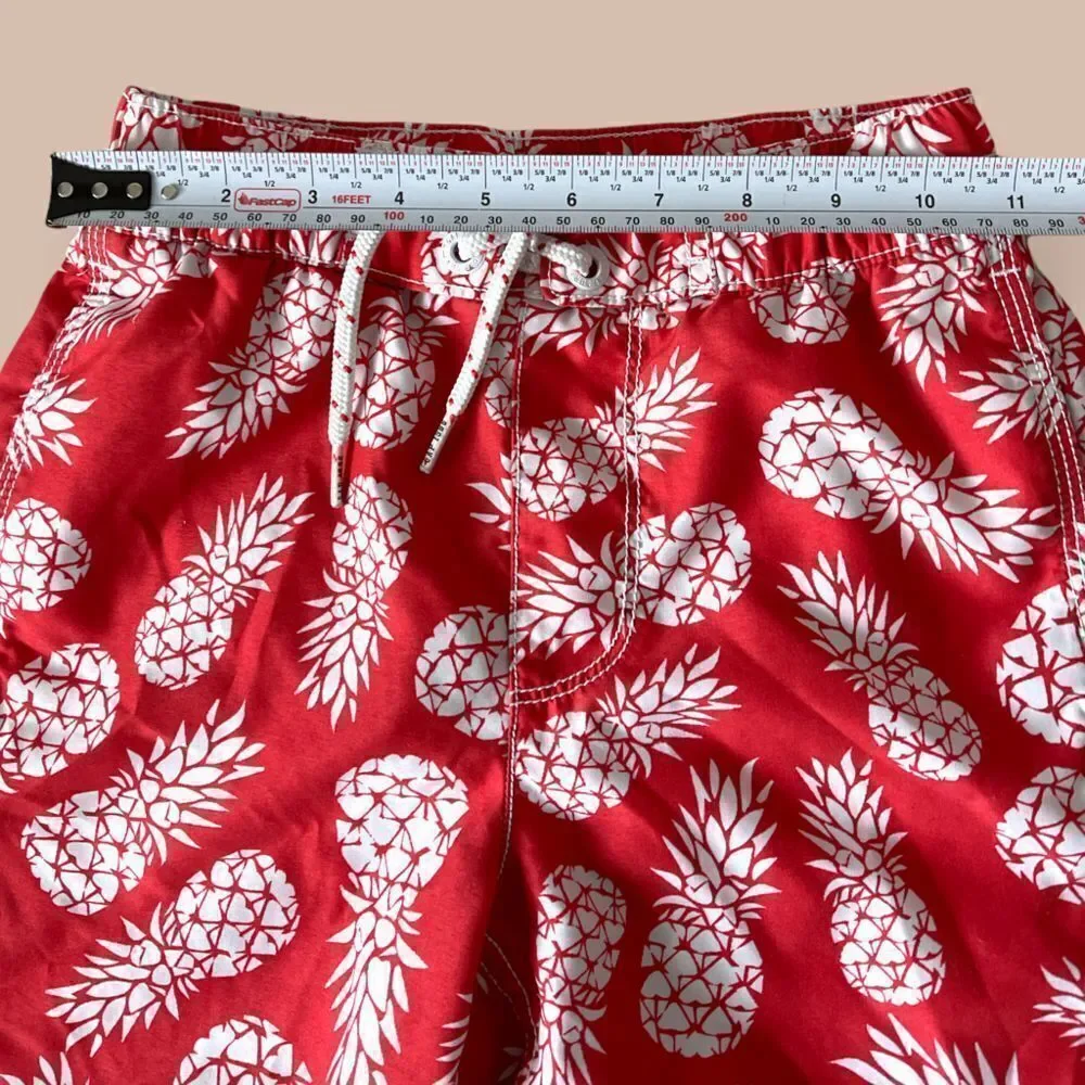 GAP Kids Swim Trunk, Size S - Color Orange / white
